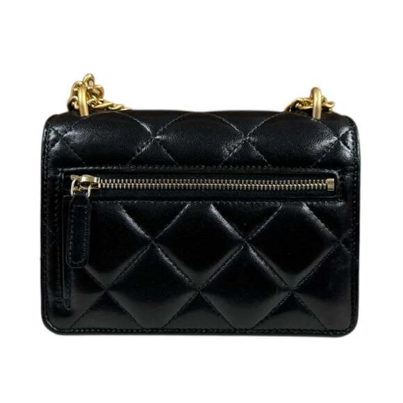 CHANEL Authentic Black Lambskin Leather Wallet - Picture 3 of 16